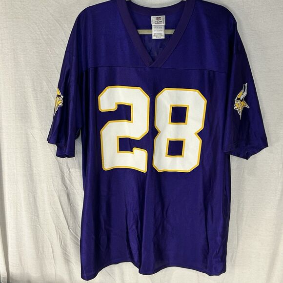 Minnesota Vikings Adrian Peterson #28 NFL Team Football Jersey Men's Size XL - Picture 1 of 7
